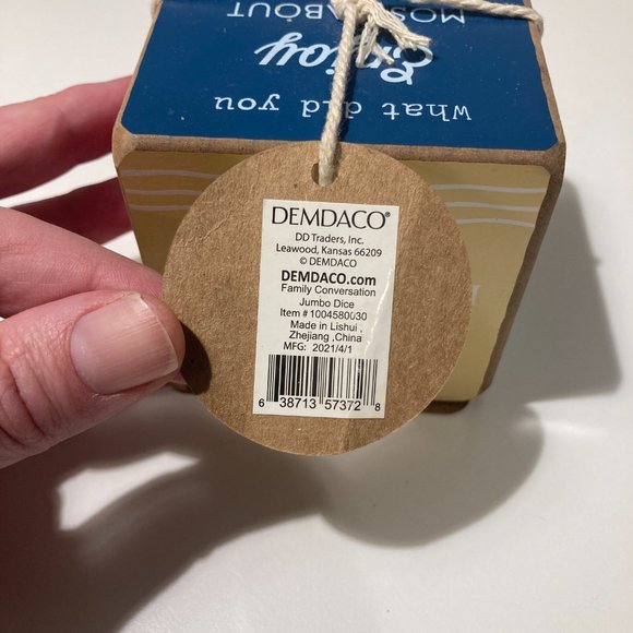 NWT Family Conversation Jumbo Dice - Picture 4 of 4